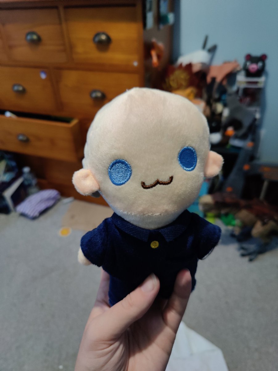 W0lfL0z's tweet photo. @madc1gar3tte Bald gojo thank you uwu https://t.co/RGpE3QFqk4