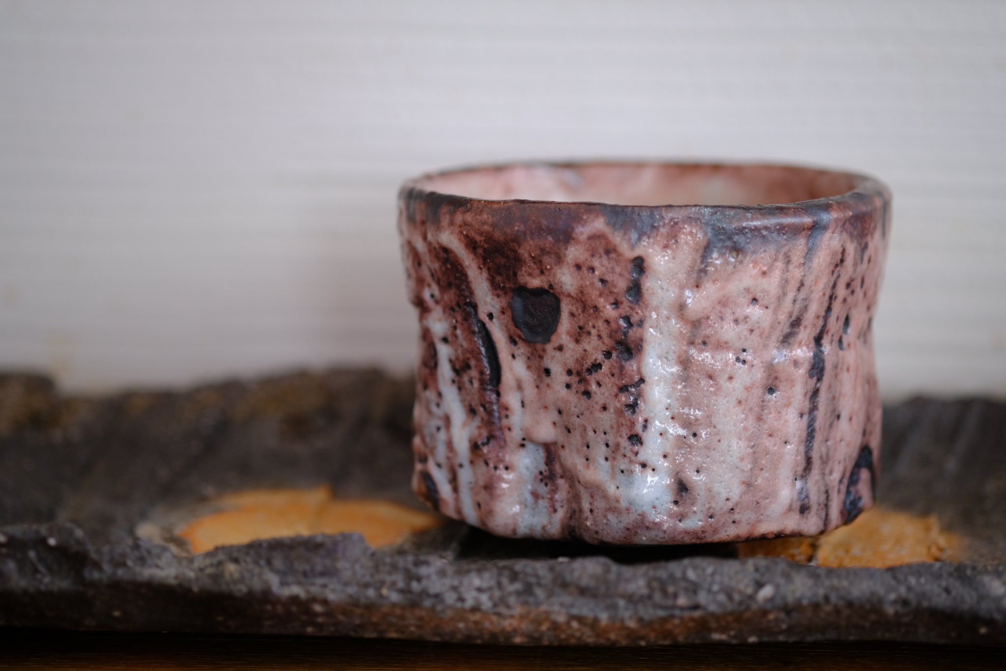 抹茶茶碗／穴窯志野茶碗／茶16 本物の志野茶盌｜茶の湯を