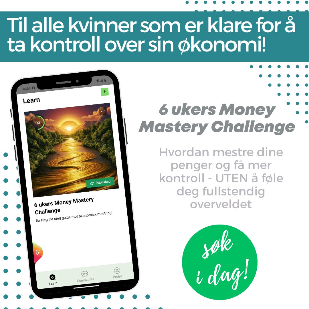 mokir's tweet image. Påmelding er åpnet! #Moneymastery