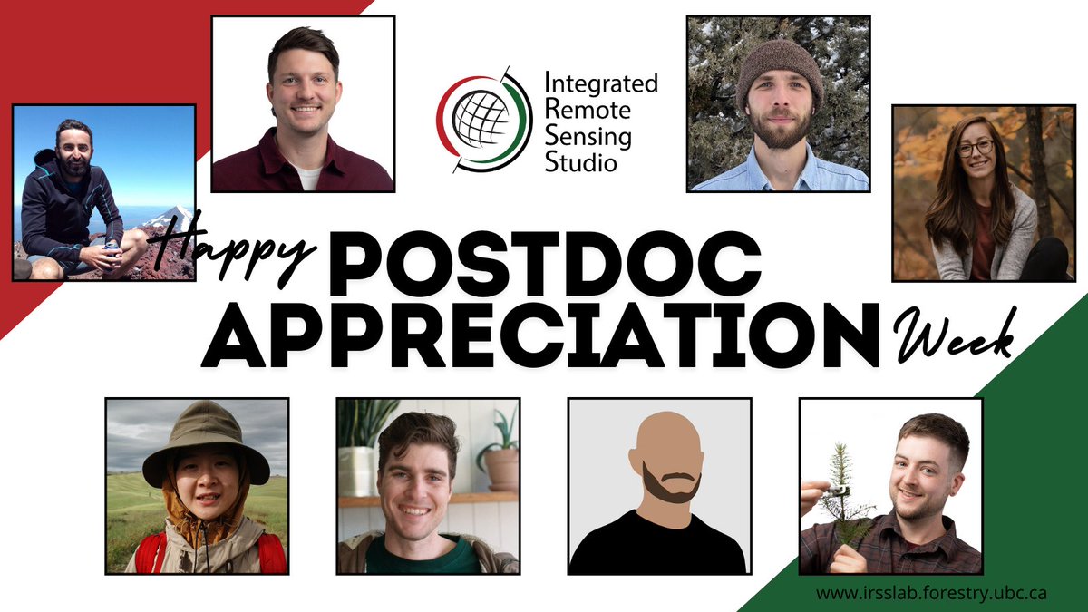 Integrated RS Studio (@irss_ubc) on Twitter photo Happy Postdoc Appreciation Week! 🎉
We appreciate all the hardworking postdocs in the <a href="/IRSS_UBC/">Integrated RS Studio</a> - <a href="/UBCForestry/">@forestry.ubc.ca on Bluesky</a>, <a href="/UBC/">University of British Columbia</a> and elsewhere! Thanks for all that you do!
<a href="/JosegRiofrio/">JoseRiofrio</a> <a href="/Francois_duToit/">Francois du Toit</a> <a href="/dr_spoon/">Amy Wotherspoon, PhD</a> <a href="/yuw_cao/">Yuwei CAO</a> <a href="/JamesMcGlade/">James McGlade</a> <a href="/l_hambrecht/">Leonard Hambrecht</a> @SamuelGrubinger Happy Postdoc Appreciation Week! 🎉
We appreciate all the hardworking postdocs in the <a href="/IRSS_UBC/">Integrated RS Studio</a> - <a href="/UBCForestry/">@forestry.ubc.ca on Bluesky</a>, <a href="/UBC/">University of British Columbia</a> and elsewhere! Thanks for all that you do!
<a href="/JosegRiofrio/">JoseRiofrio</a> <a href="/Francois_duToit/">Francois du Toit</a> <a href="/dr_spoon/">Amy Wotherspoon, PhD</a> <a href="/yuw_cao/">Yuwei CAO</a> <a href="/JamesMcGlade/">James McGlade</a> <a href="/l_hambrecht/">Leonard Hambrecht</a> @SamuelGrubinger