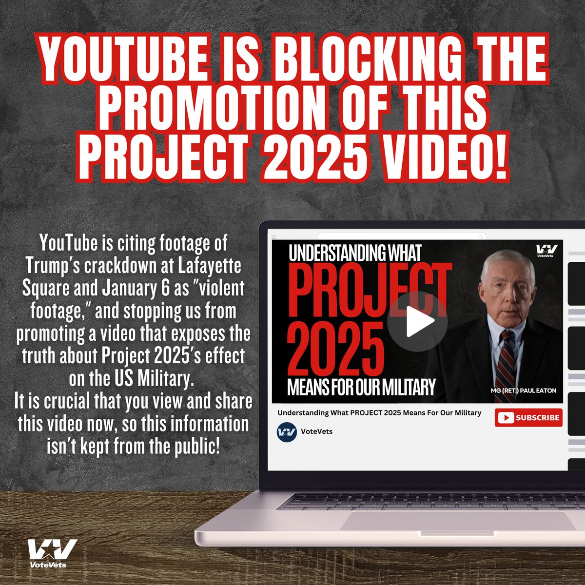 votevets's tweet image. 🚨The video YouTube won't let you see!!🚨

PLEASE VIEW AND SHARE! 

WATCH HERE: youtu.be/eGhj2XRhWwI