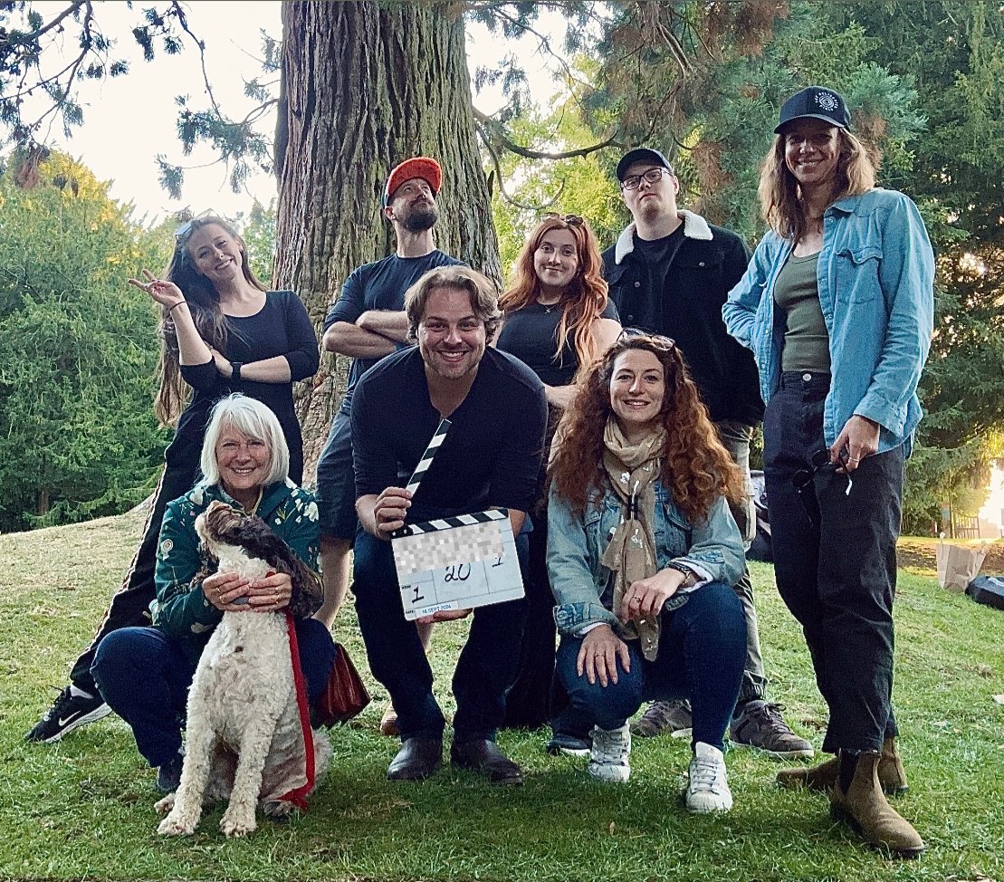 And that’s a wrap on my latest short film! An absolute dream passion project for me with a very personal story for myself and those involved.  ✨🎬
