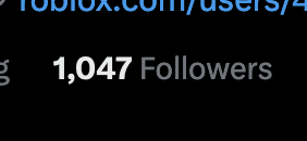 ty for 1000 followers :)