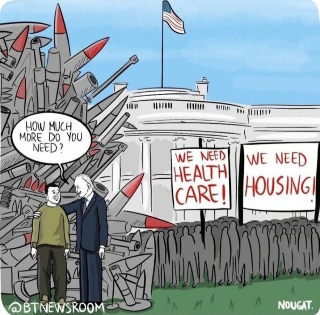 <a href="/keithellison/">Keith Ellison</a> <a href="/DrJillStein/">Dr. Jill Stein🌻</a> NO ONE HAS DONE MORE 
to elect Trump than Team Biden

$180 BILLION FOR WAR IN UKRAINE
could have ended homelessness/hunger FIVE TIMES OVER

BIDEN/HARRIS=TEAM GENOCIDE

BILLIONS FOR WAR = APPROVED

Child Tax Credit = CANCELED
$15 Living Wage = CANCELED
Medicare 4 ALL = CANCELED