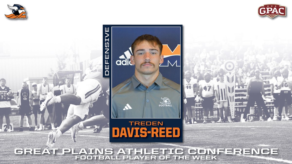 Midland Warriors (@midland_sports) on Twitter photo FB: Davis-Reed Earns Weekly GPAC Defensive Honor (<a href="/MidlandU_FB/">Midland Football</a>)
midlandathletics.com/x/hlc4o FB: Davis-Reed Earns Weekly GPAC Defensive Honor (<a href="/MidlandU_FB/">Midland Football</a>)
midlandathletics.com/x/hlc4o