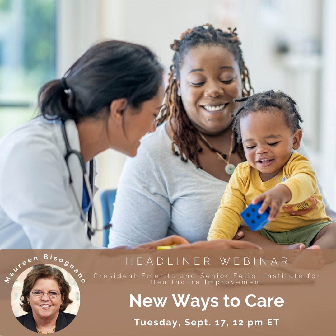 This webinar will explore innovative models for best technical care, co-produced with patients and families, as well as, the impact that compassion and kindness can have on clinical outcomes, cost and patient experience.

Register ow.ly/G43550TowLH