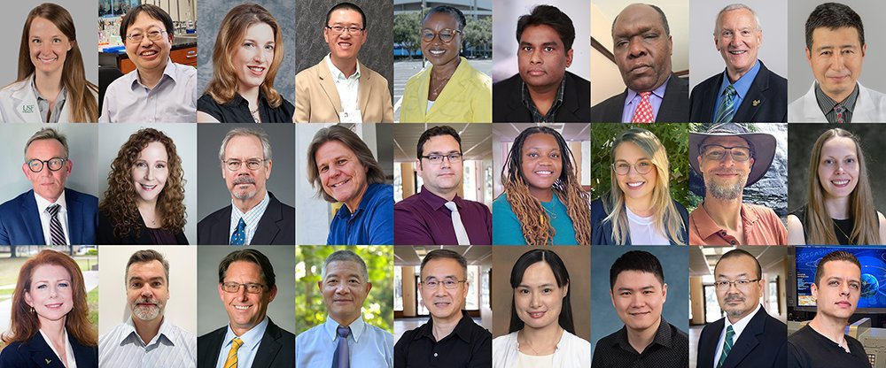 Congratulations to the 11 – wow, 11 -- #USFHealth faculty members who will receive #USF Outstanding Research Achievement Awards on Tuesday! We appreciate your commitment to scientific discovery: bit.ly/4gkzgWi #makinglifebetter