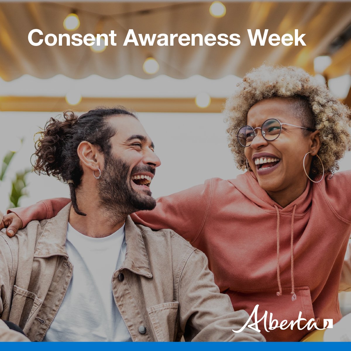 YourAlberta's tweet photo. It's #ConsentAwarenessWeek!
Consent is a clear, informed, voluntary "YES" and can be withdrawn at any time. It’s about respect, safety and choice.
Let’s build a culture of consent: https://t.co/O74AxC2APh https://t.co/RhqyjUOVOg