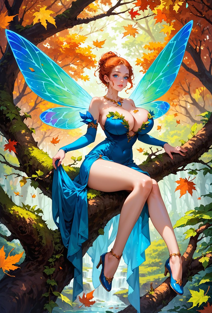 aifantasy23723's tweet photo. Congrats to @JullzAI & @Ryuk_Devi_Ai
Here is a beautiful fairy for the #FallFairytalesAI challenge🧚♀️ https://t.co/wp0bN6YT9S
