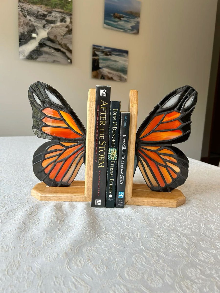 awfucksake's tweet photo. Butterfly bookends 🤩 https://t.co/yXoykohJm8