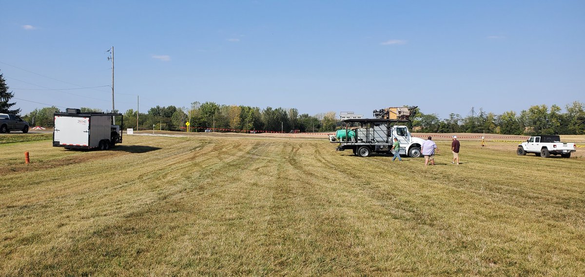 The #FSR24 Ag Innovation Demo's are setup. See the latest #agtech and #autonomy.  <a href="/360yieldcenter/">360 Yield Center</a> <a href="/SabantoAg/">Sabanto</a> <a href="/AgriSprayDrones/">Agri Spray Drones</a> <a href="/Hylio_Inc/">Hylio</a> <a href="/MonarchTractor/">Monarch Tractor</a> <a href="/AppleFarmSer/">Apple Farm Service</a>