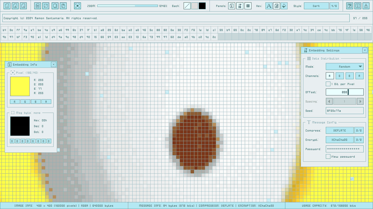 <a href="/florinpop17/"></a> rImageShield, embed license/copyright data into images for distribution. Data can be compressed+encripted and automatically retrieved. A portable 1MB single executable, including command-line. Multiplatform. $19.95 one-time, no subs, you got everything. 🙂
raylibtech.itch.io/rimageshield