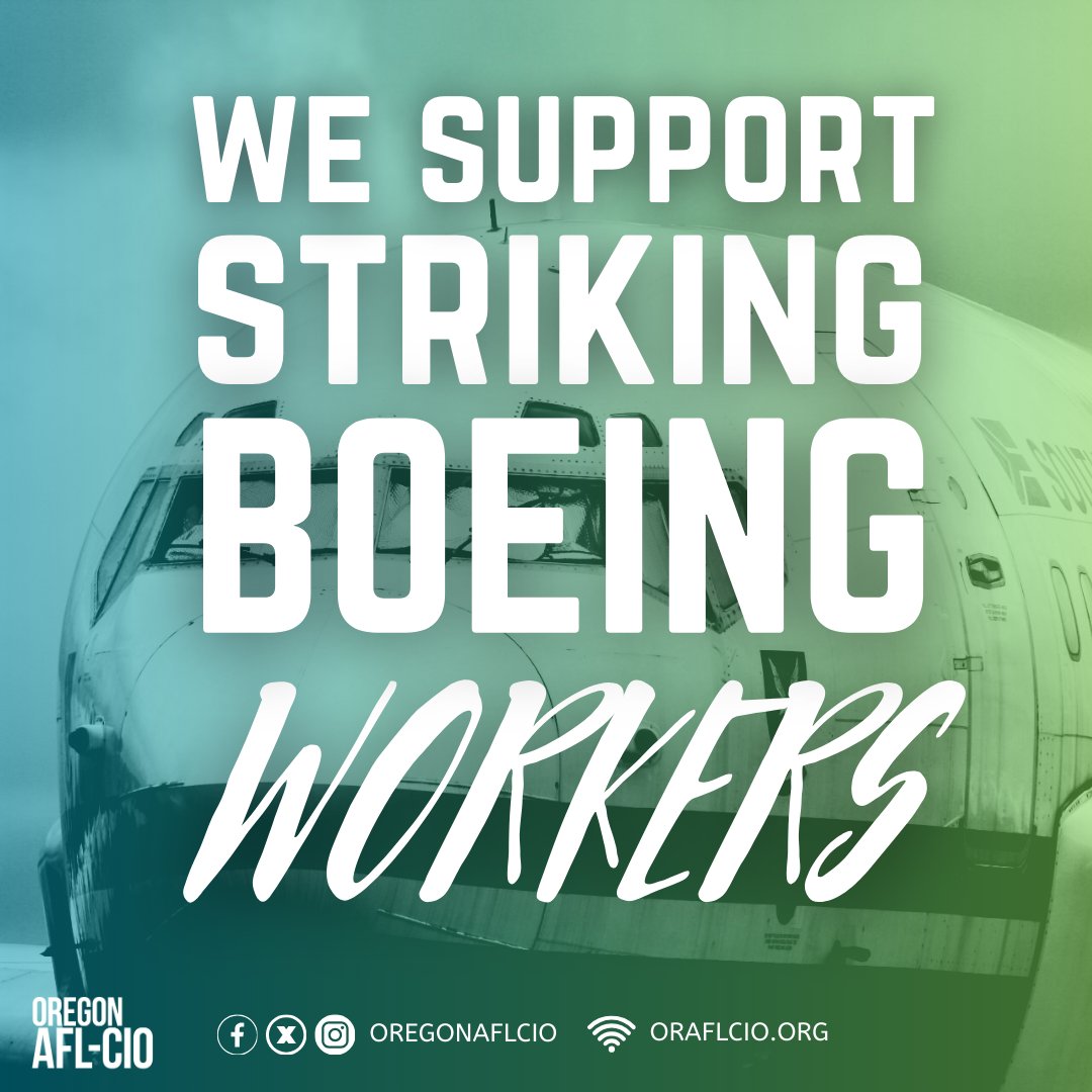 pccffap's tweet image. .@pccffap stands in solidarity with IAMAW workers at Boeing, fighting for fair pay, safety, and respect ✊