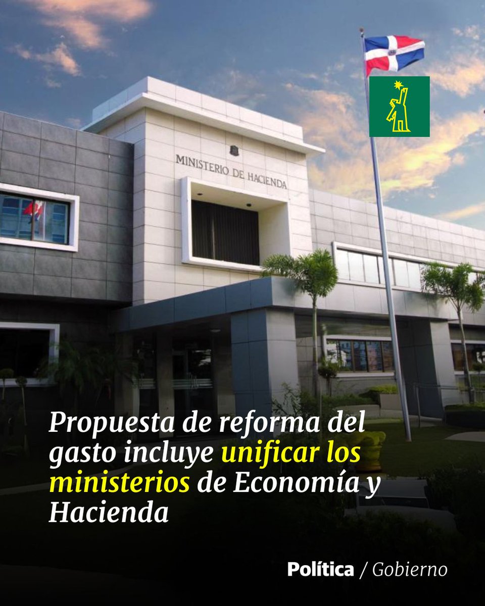 DiarioLibre's tweet photo. 🏛️ |#GobiernoDL | La institución se llamará "Ministerio de Hacienda y Economía"
🔗https://t.co/dHI1XH6yGa
#DiarioLibre #Noticias #MEPYD #Minerd #Mescyt #LASemanal https://t.co/yuusSxgrmI
