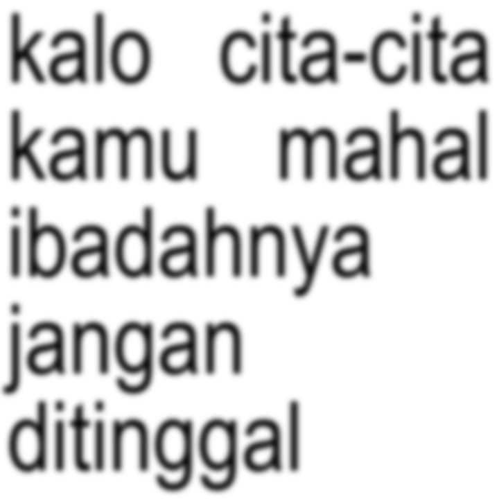 jangan males ibadah gusy