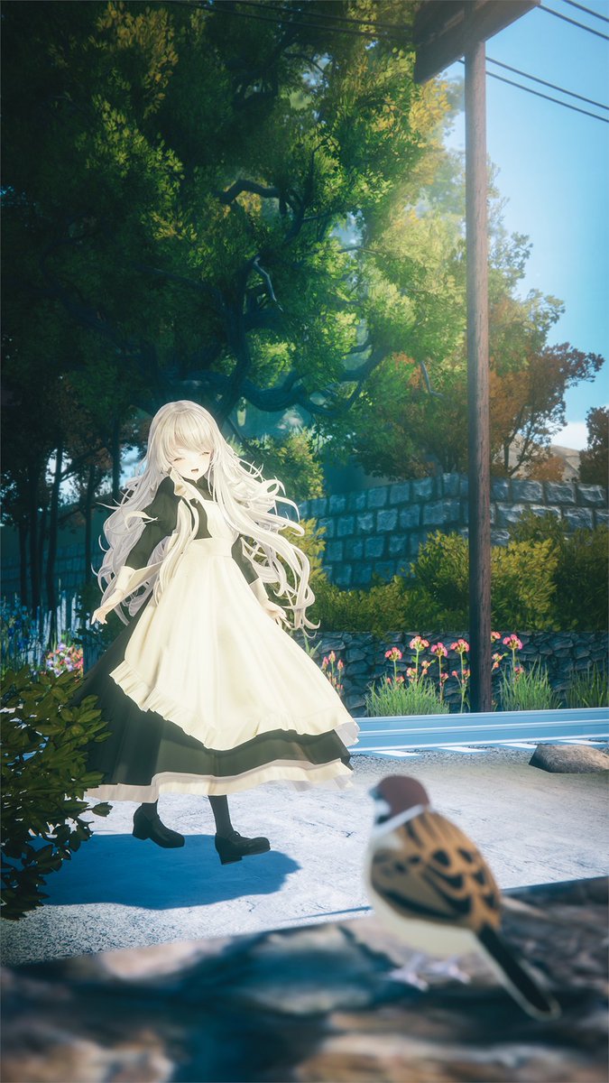 kochi11119's tweet photo. #ナナセノワール3D #VRChat #FFP_Cloth
world: A Gift Found By 「チゾウ」
おはようございます
今週末あたりで関東はいよいよ夏の終わりですね
秋の気配が待ち遠しい https://t.co/GLiPXKC51r