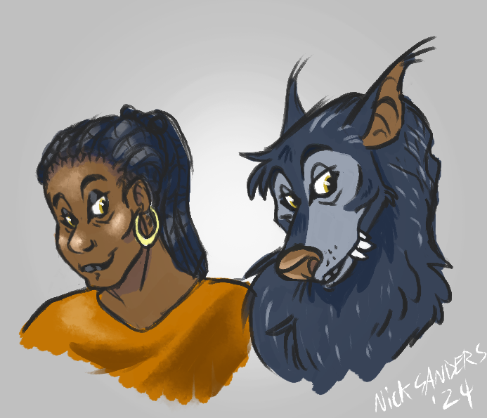 deerfromspace's tweet photo. SHIRLEY BELOVED!!!!! finally some decent art of her and a slight redesign on her were form. Been developing her more this week. #werewolf https://t.co/OnoTbZ7r9d
