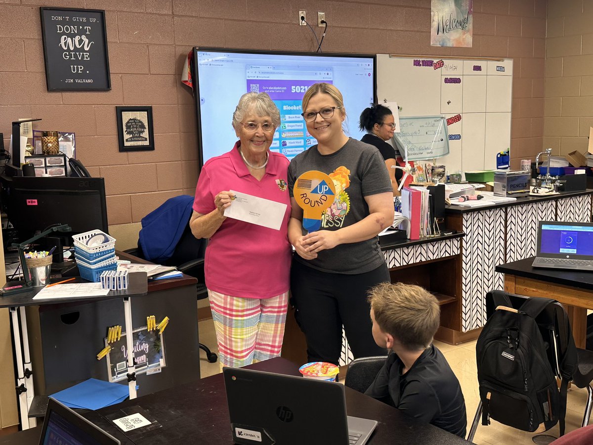 NMSTrojans's tweet photo. So proud of our very own @NMSTrojans-Mr. Weisshaupt, Mrs. Varney, &amp; Mrs. Robinson-who were awarded the @NolinRecc “Be a Light” teacher grants today! #betterupNORTH https://t.co/S4ZeeNzmYF
