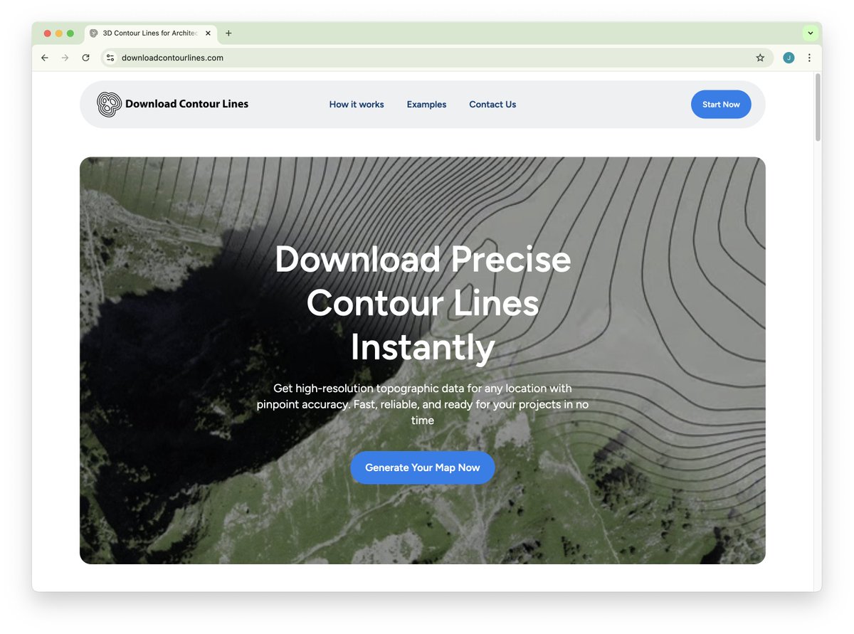 link_johan's tweet image. I was tired of struggling to find contour lines for my architecture projects, so I built my own tool to make it easy.
downloadcontourlines.com

#architects #architecturestudent #rhinoceros #architecture