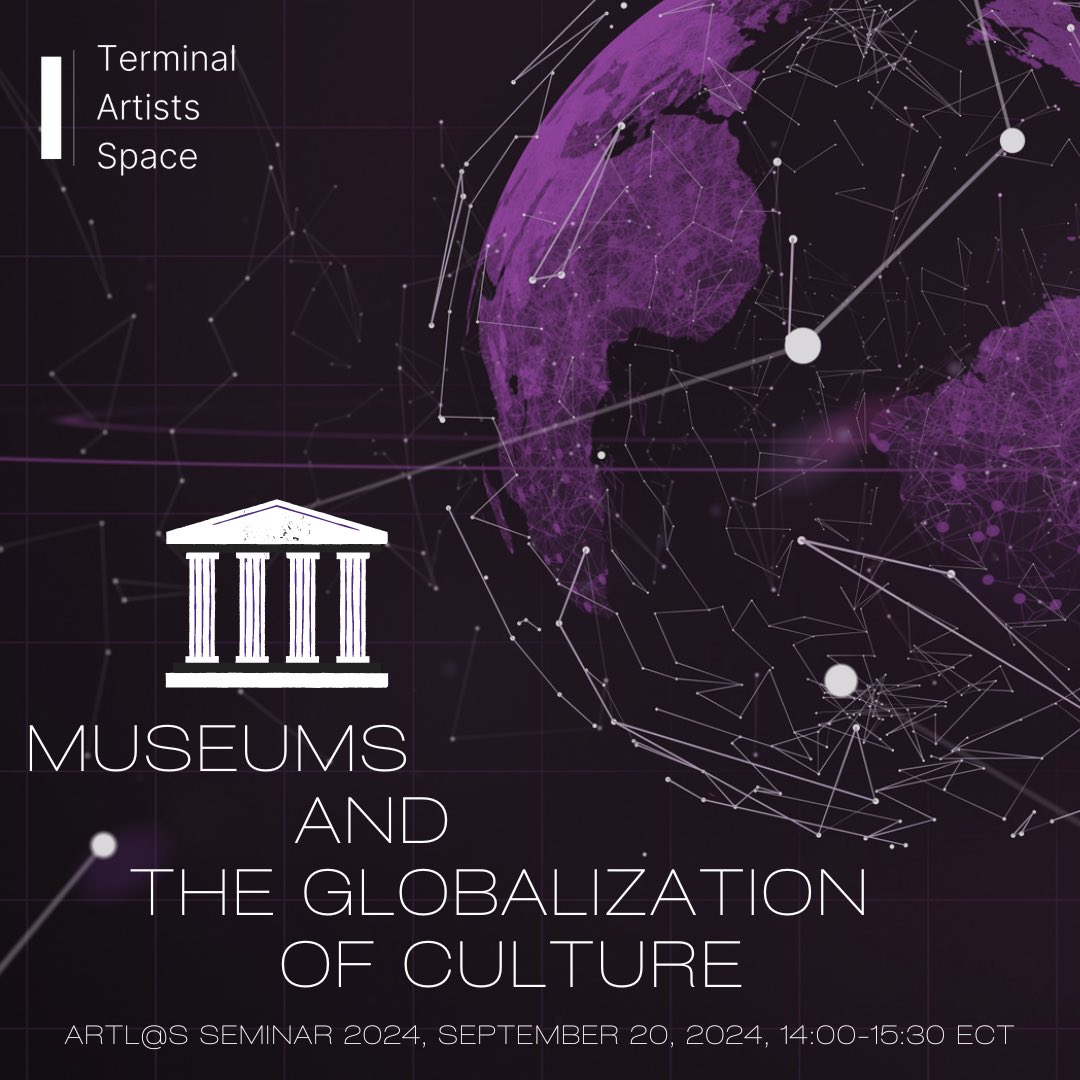 🏛️You are invited to the #metacast  “Museums and the Globalization of Culture” hosted by <a href="/unige_en/">UNIGE_en</a> 
 The guest speaker, Prof. Krzysztof Pomian will discuss the historical and contemporary role of museums in cultural globalization🌏

 🔗DM for RSVP!
#MuseumsForChange #TerminalDAO