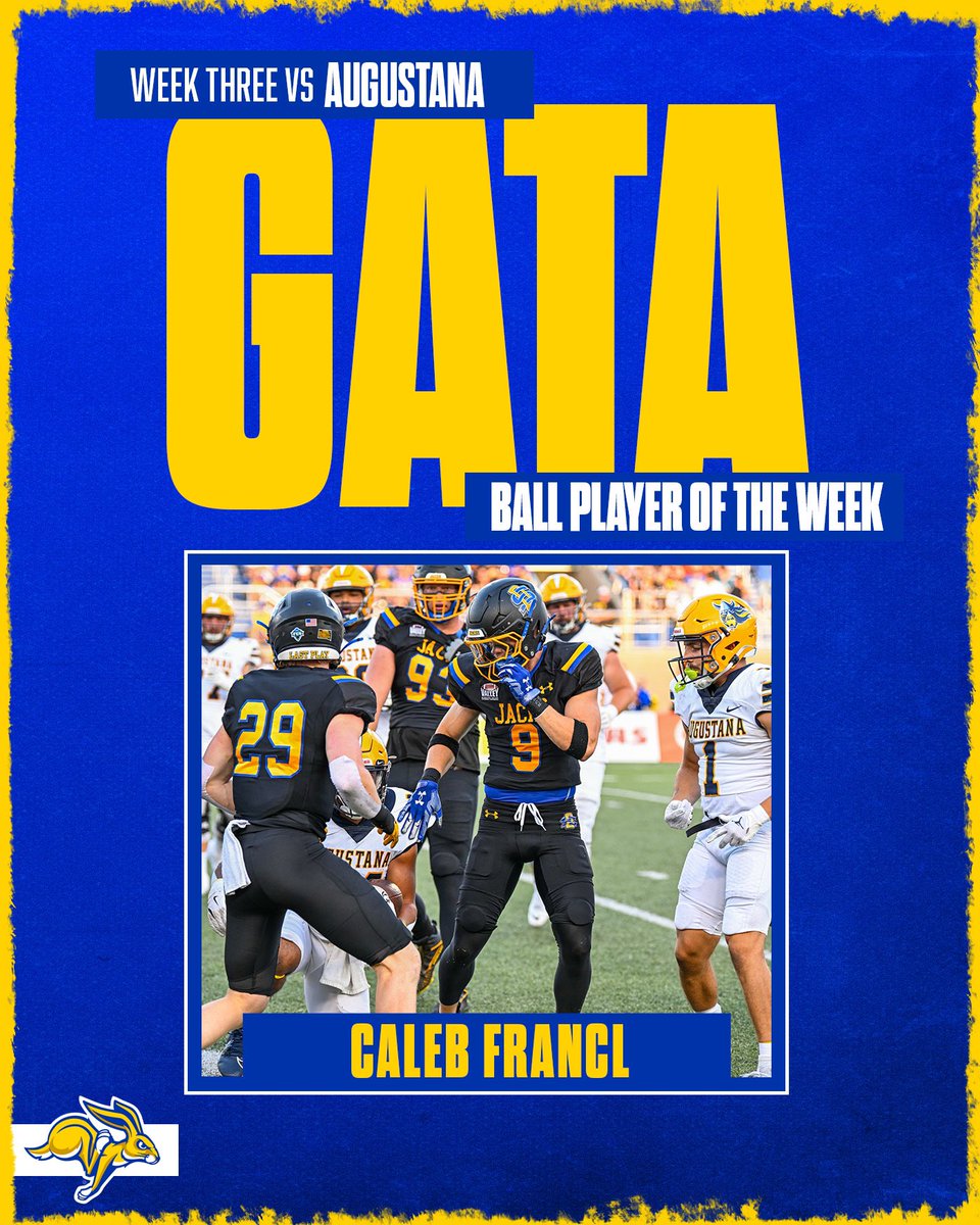Week Three GATA Ball Player of the Week.

#GoJacks 🐰🏈