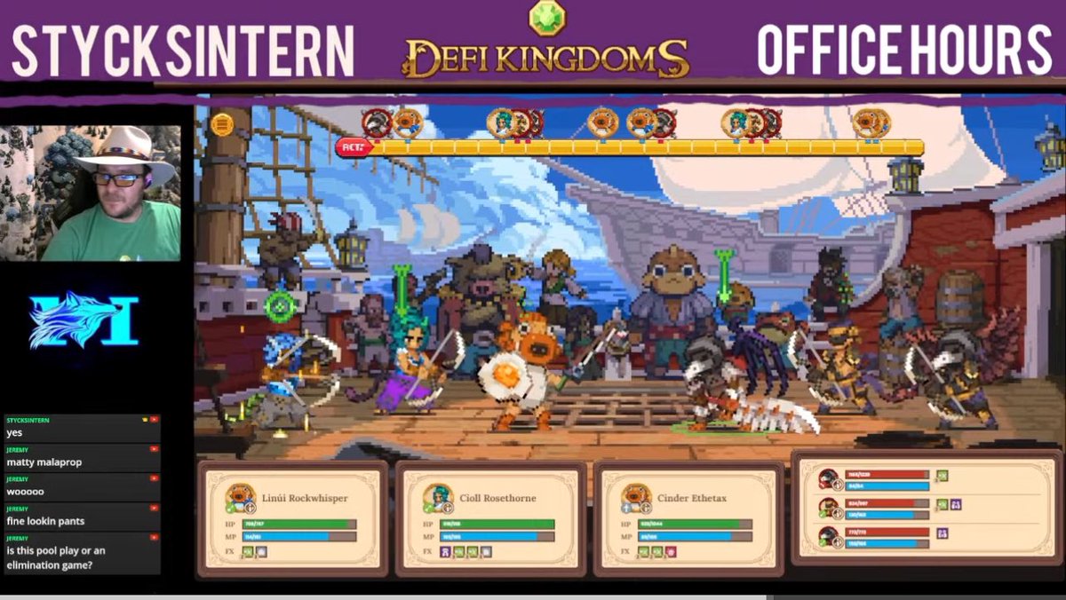 We are so back!

<a href="/DeFiKingdoms/">DeFi Kingdoms 🔺🌿</a> open PvP play test this past weekend was an awesome time for all of web3 gaming. Below I will share some of my takeaways from the event, and opinions on the game.

1. Wow web3 gaming is actually super fricken cool! We’ve talked for a long time about