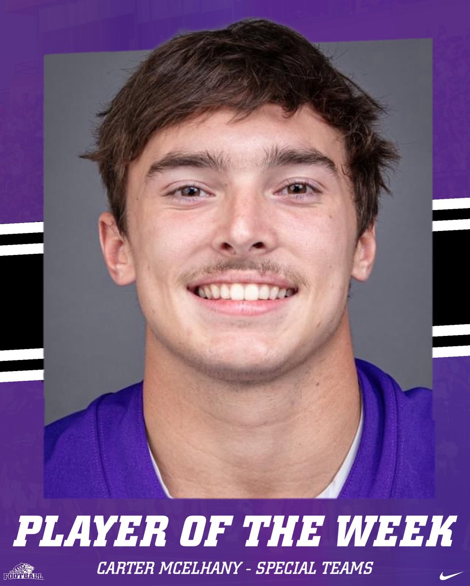 OuachitaFB's tweet photo. Players Of The Week: Game 2 @ NWOSU

Kendel Givens: Offense
Mikey Gonzalez: Defense
Carter Mcelhany: Special Teams
Tom Weston: Special Teams https://t.co/N8r1o67zpY