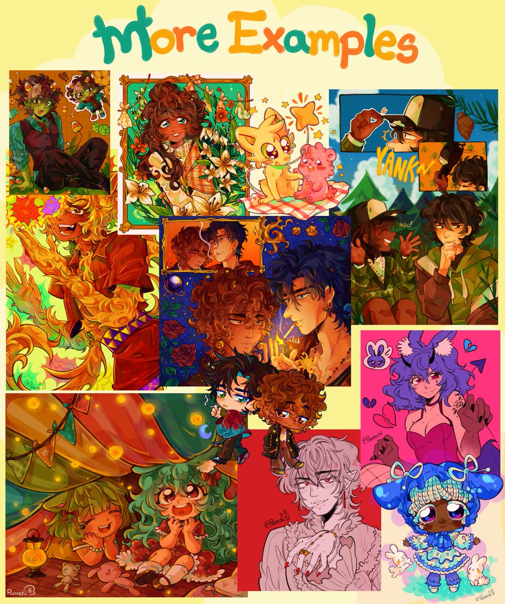 punnchi_030's tweet photo. @kumizoko My commissions just opened and everything I offer is under $200🌼 Here are some examples for you!! (My comm info is also on my account) https://t.co/yWuB1UYoKX