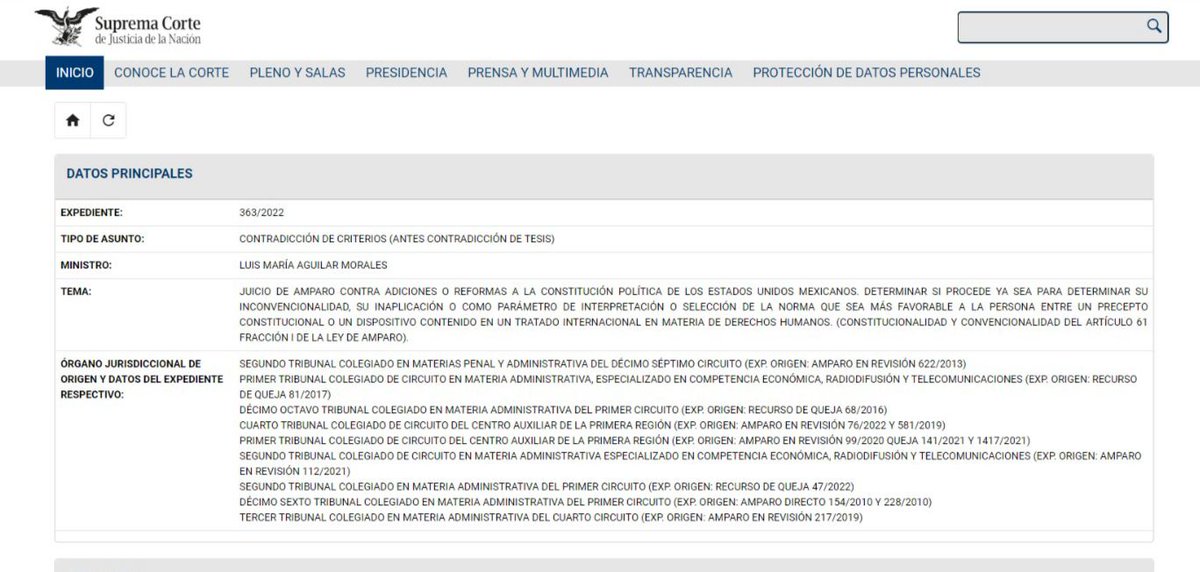 Ya llegó el primer amparo contra la deforma al Poder Judicial 🙌
Lo celebro y espero lleguen muchas acciones de inconstitucionalidad y controversias constitucionales.
Salvemos al Poder Judicial,  salvemos a la República 👊🏼