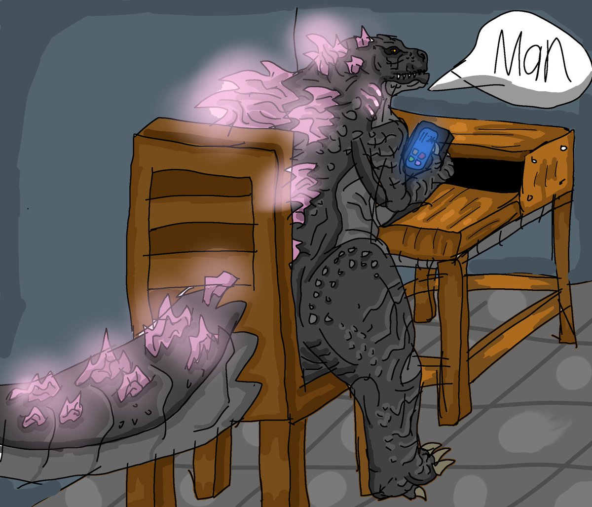 ContemptThing's tweet photo. Lighting from BFDI morphs to a Kaiju lol!

And other artworks to, hope y'all like it https://t.co/jibLwcfBtp
