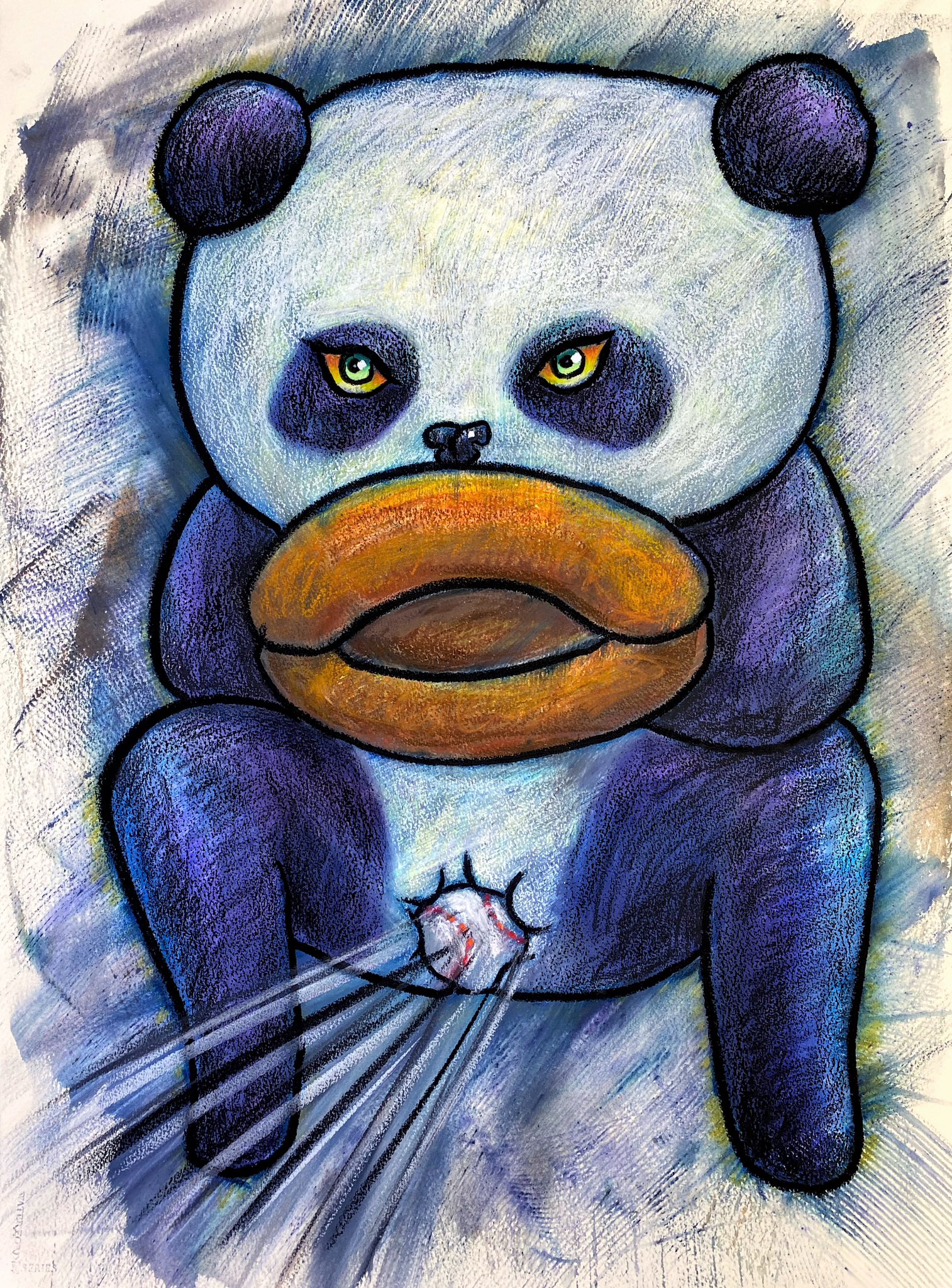 田島享央己 パンダ 絵画