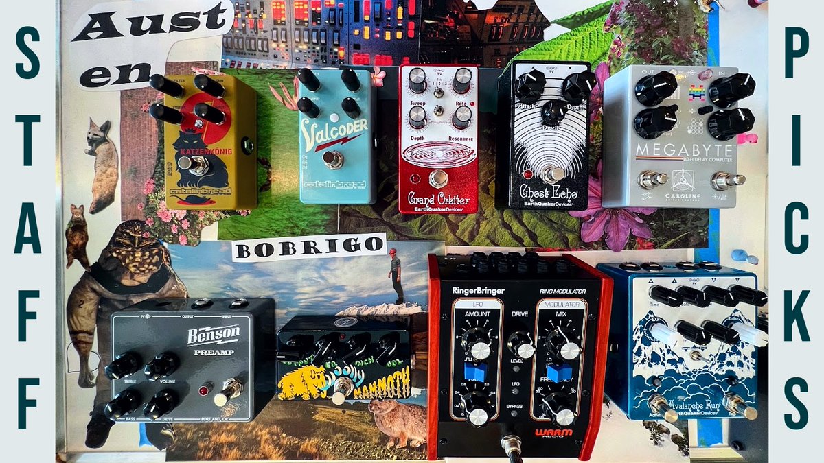 The first round of September Staff Picks are in! 🎸✨ Check out these killer guitar pedals handpicked by Austen and Rodrigo. From spacey delays to wooly fuzz, these picks are sure to elevate your sound. See any that catch your eye? Stay tuned for demos later this week! 🎶