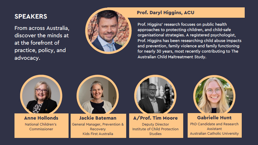 ACU_ICPS (@acu_icps) on Twitter photo Register for the Child Sexual Abuse & Harmful Sexual Behaviours conference hosted by <a href="/kidsfirstaus/">Kids First Australia</a>. To be held on Thu 31 Oct & Friday 1 Nov in Melbourne. Hear range of speakers inc. <a href="/AnneHollonds/">Anne Hollonds</a> <a href="/HigginsDaryl/">Daryl Higgins</a> <a href="/timbomoore/">A/Prof Tim Moore</a> & Gabby Hunt (PhD at ICPS)
kidsfirstaustralia.org.au/csa-hsb-confer… Register for the Child Sexual Abuse & Harmful Sexual Behaviours conference hosted by <a href="/kidsfirstaus/">Kids First Australia</a>. To be held on Thu 31 Oct & Friday 1 Nov in Melbourne. Hear range of speakers inc. <a href="/AnneHollonds/">Anne Hollonds</a> <a href="/HigginsDaryl/">Daryl Higgins</a> <a href="/timbomoore/">A/Prof Tim Moore</a> & Gabby Hunt (PhD at ICPS)
kidsfirstaustralia.org.au/csa-hsb-confer…