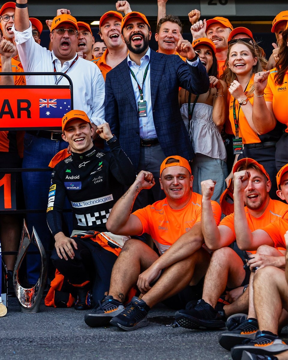 ANOTHER ONE 🏆 <a href="/OscarPiastri/">Oscar Piastri</a>

Oscar Piastri secures his SECOND Grand Prix win with teammate <a href="/LandoNorris/">Lando Norris</a> taking P4, moving <a href="/McLarenF1/">McLaren</a> to the TOP of the Constructors standings 👏