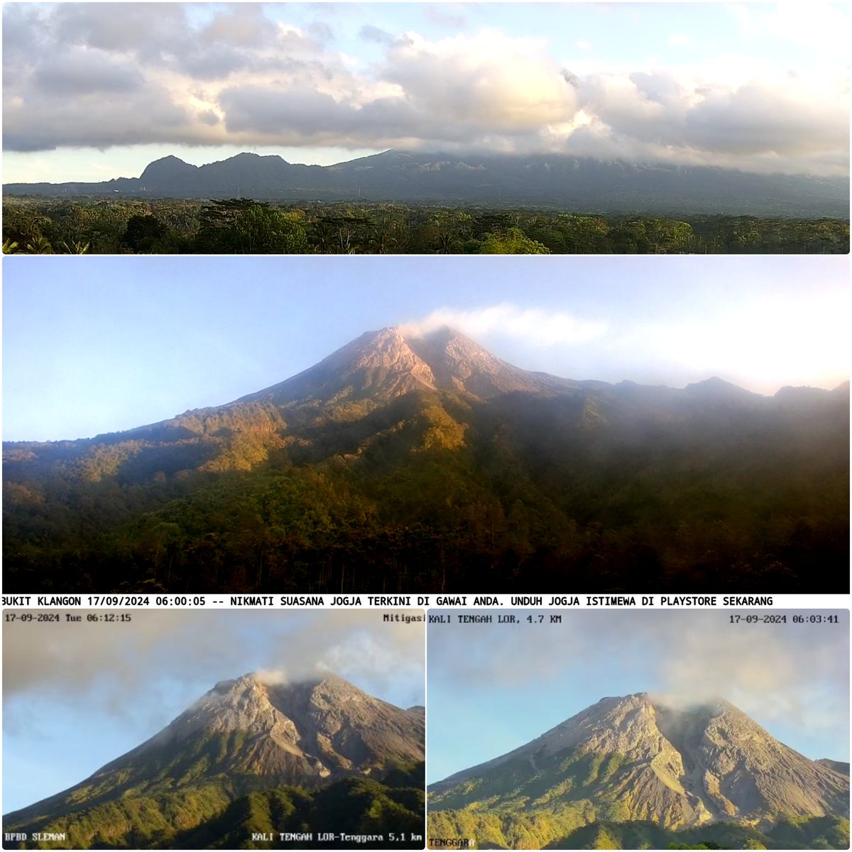 • Grafis Kegempaan #Merapi
[s/d 15-September-2024 pukul 24:00 WIB] 
• Visual &amp; Seismo  #Merapi
[16-September-2024 pukul 06:00 WIB]

<a href="/BPPTKG/">BPPTKG</a> @kabargeologi <a href="/id_magma/">MAGMA Indonesia</a> <a href="/PVMBG_/">PVMBG-BADAN GEOLOGI-KESDM</a>