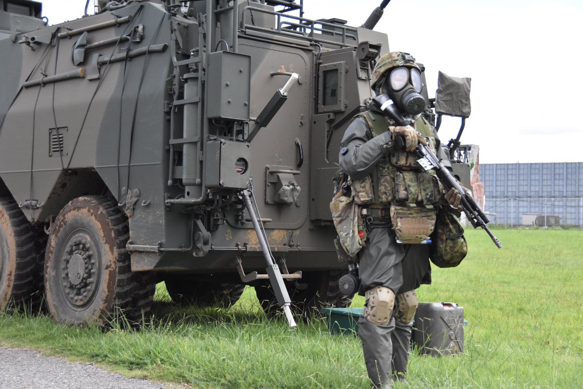 中特防検閲】9月初旬、中央特殊武器防護隊は隷下部隊が実施している練