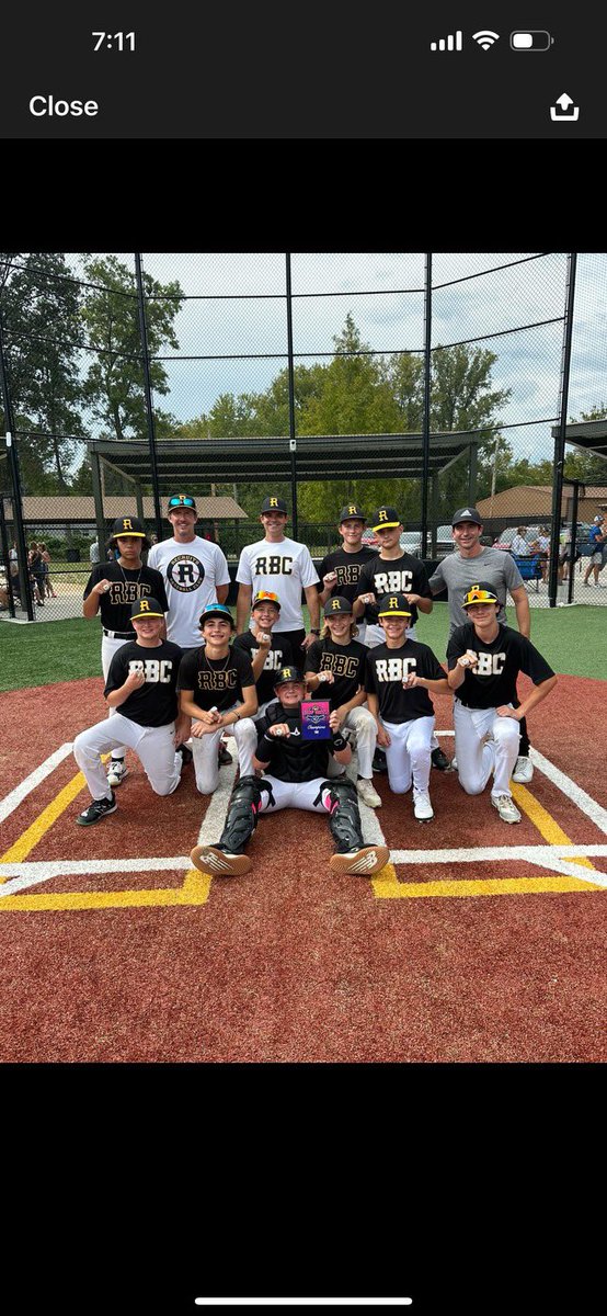 Congratulations to RBC 14u American for winning the Play9 tourney championship this weekend!!