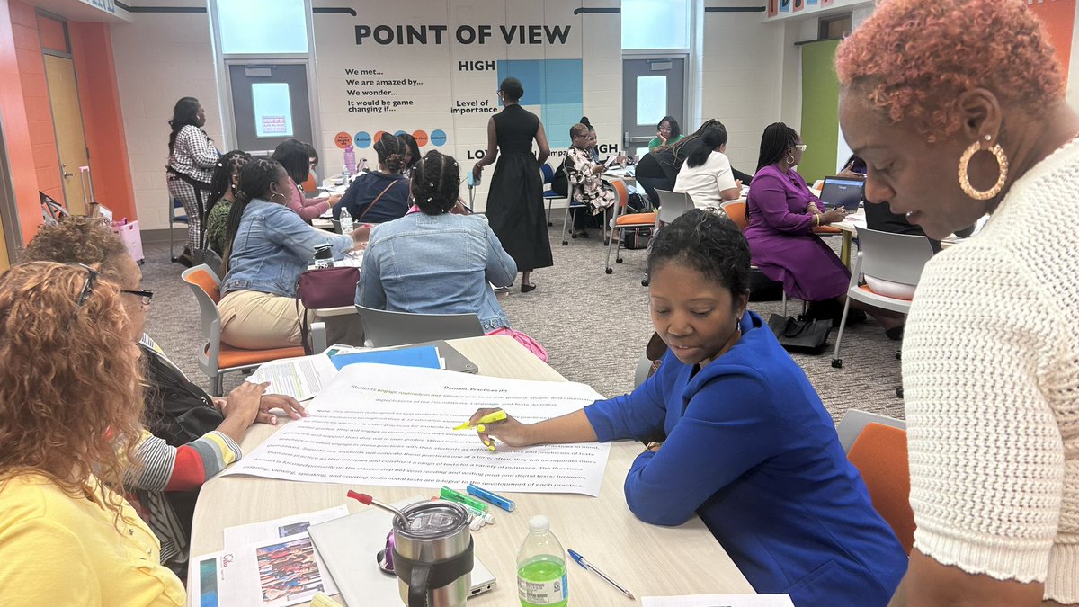 Mrs. Woods Broughton (@kwbela) on Twitter photo The fantastic Secondary ELA coaches of APS gathered today to do a deeper dive into the New ELA standards for full implementation in SY 25-26 💫
We are excited and ready to explore the New ELA standards some more! 🎉 <a href="/ELATurnerSmith/">Chimiya Turner-Smith</a> <a href="/DariceWms/">Darice Williams Ed.S.</a> <a href="/Mcclain_Teach/">Crystal L. McClain</a> The fantastic Secondary ELA coaches of APS gathered today to do a deeper dive into the New ELA standards for full implementation in SY 25-26 💫
We are excited and ready to explore the New ELA standards some more! 🎉 <a href="/ELATurnerSmith/">Chimiya Turner-Smith</a> <a href="/DariceWms/">Darice Williams Ed.S.</a> <a href="/Mcclain_Teach/">Crystal L. McClain</a>