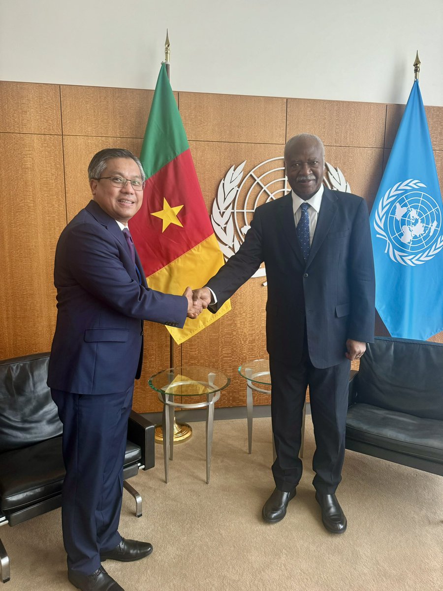 Today I had an engaging meeting with H.E. Ambassador Kyaw Moe Tun, Permanent Representative of Myanmar. We discussed the situation in Myanmar, current global developments and challenges to international peace and security.