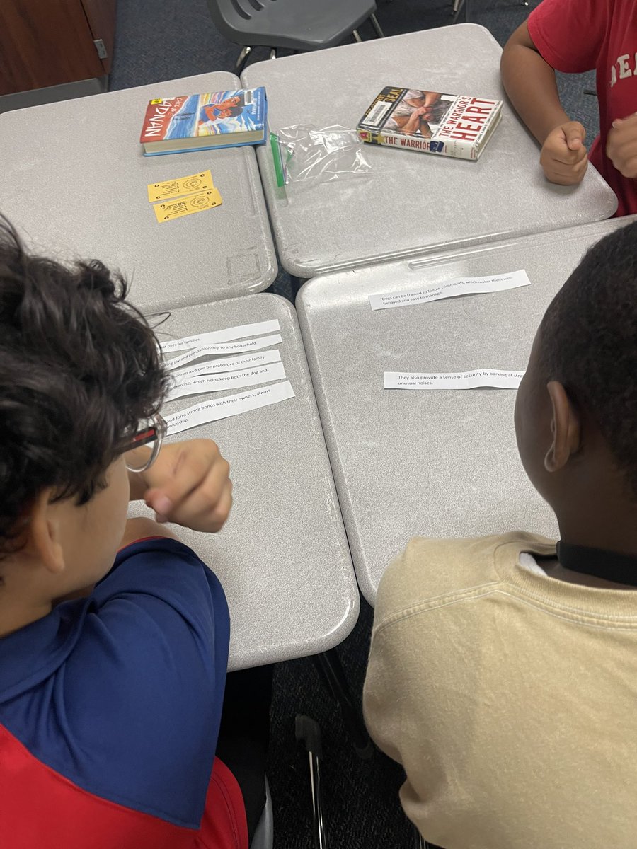 Julie Nguyen (@ms_jnguyen) on Twitter photo Mrs. Le & Mr. Peters are a 🌟DYNAMIC🌟 duo! Students used sentence strips with their groups to decide which one was to the extraneous detail. Great way to get our students talking about revision before tackling STAAR questions over the skill! <a href="/SmithMS_CFISD/">Smith Sabercats</a> Mrs. Le & Mr. Peters are a 🌟DYNAMIC🌟 duo! Students used sentence strips with their groups to decide which one was to the extraneous detail. Great way to get our students talking about revision before tackling STAAR questions over the skill! <a href="/SmithMS_CFISD/">Smith Sabercats</a>