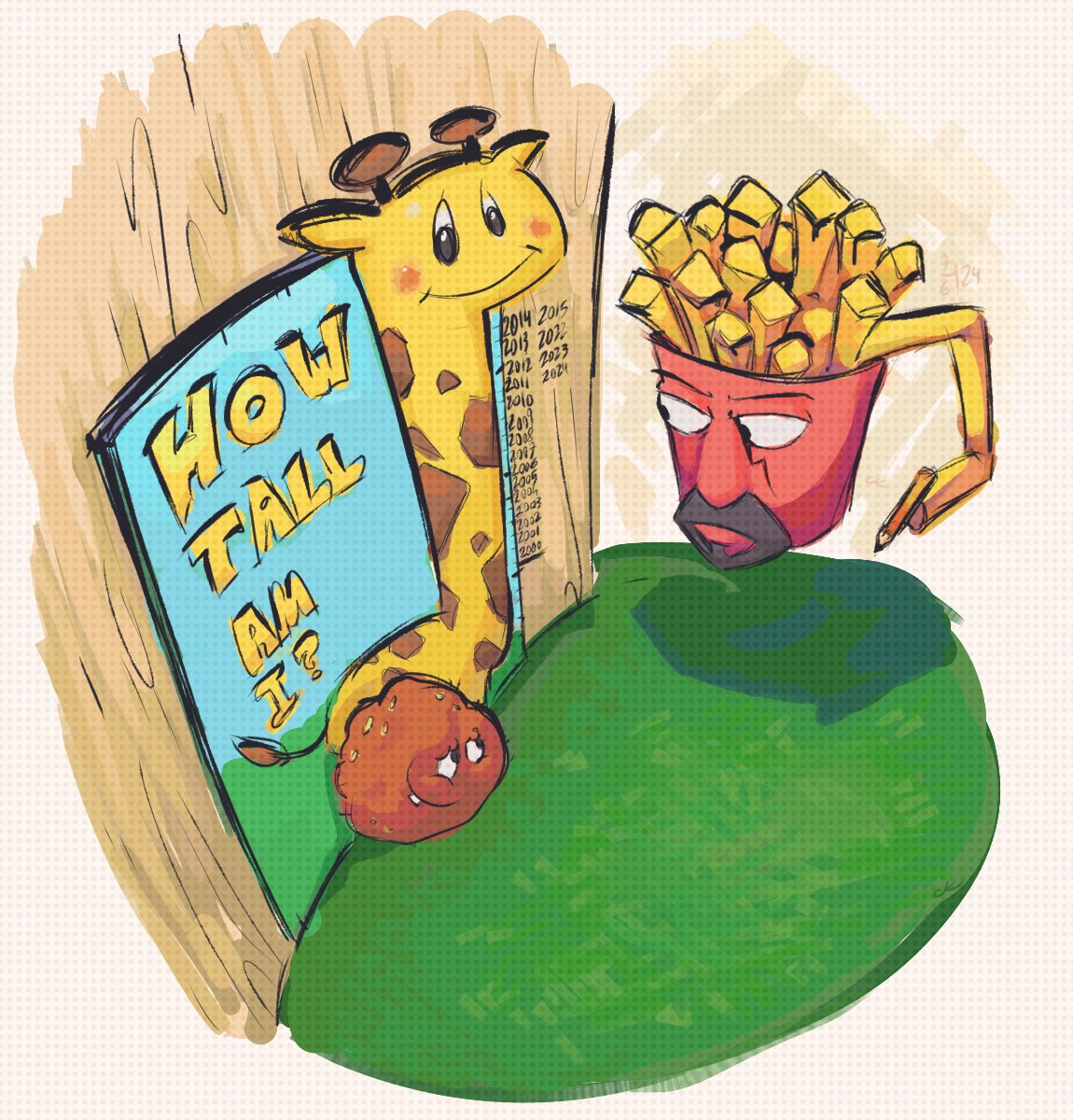 JokeAboutDrawin's tweet image. (kind of) old art
#athf