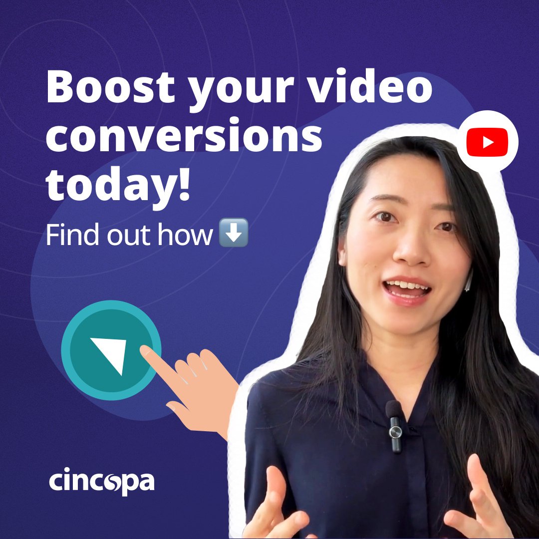 Ready to kick your video conversions into high gear? 📈 Check out our latest YouTube video where we reveal powerful strategies to optimize your videos and convert views into sales!

Click the link to watch it now: 🔗hubs.li/Q02N--wk0

#VideoMarketing #Conversions #Cincopa