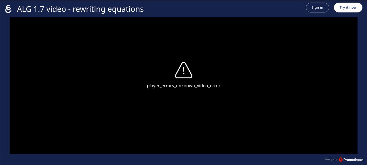 Tara Maynard (@tmaynard5) on Twitter photo Wondering if anyone that uses <a href="/explainevrythng/">Explain Everything</a> has had a student see this error when trying to view a video at home. No others kids have had this happen. Any ideas? #flippedchat #mtbos #flippedclass Wondering if anyone that uses <a href="/explainevrythng/">Explain Everything</a> has had a student see this error when trying to view a video at home. No others kids have had this happen. Any ideas? #flippedchat #mtbos #flippedclass