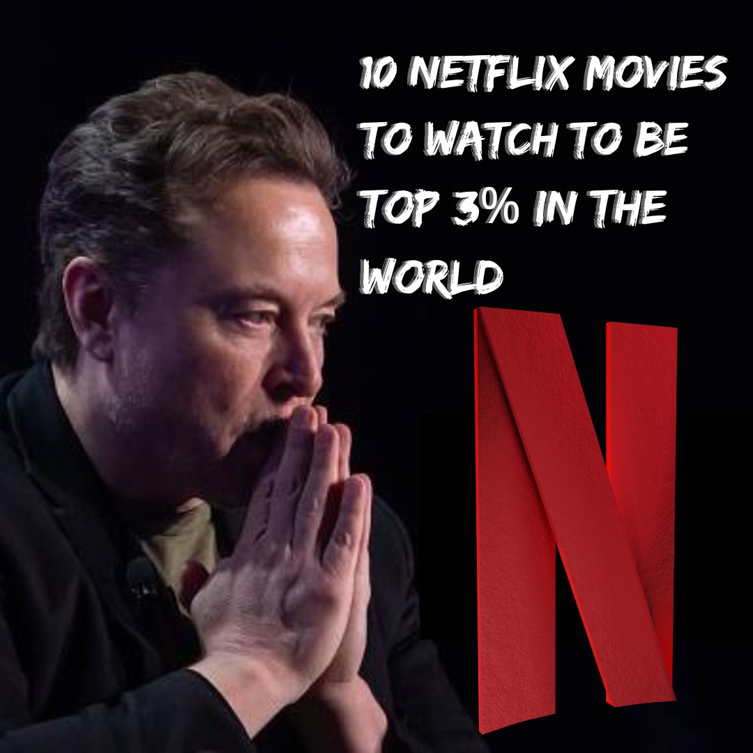 laobaishare's tweet photo. 想成为世界前3%的人，请看这10部Netflix电影： https://t.co/SpvgpIsD5P