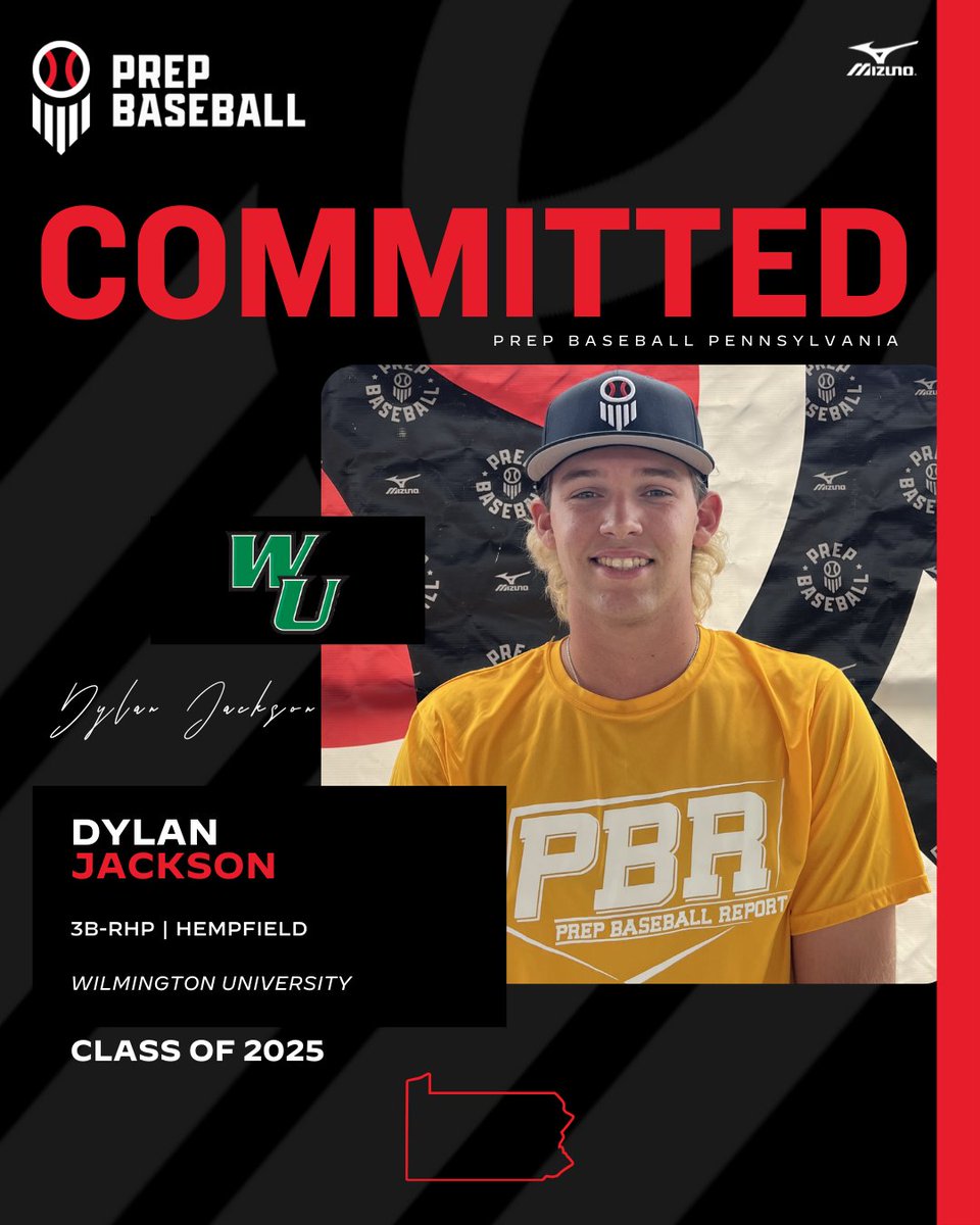 🚨Commitment Watch🚨

2025 3B|RHP Dylan Jackson (Hempfield) has committed to Wilmington University #congrats

👤 loom.ly/nqHZMHo
❗2024 Northeast Senior Games, 2024 WV State Games &amp; 2023 PA State Games❗

<a href="/dylanbjackson36/">Dylan Jackson</a> | <a href="/WilmU_Baseball/">WilmU Baseball</a> | @PBRWestVirginia | #committed