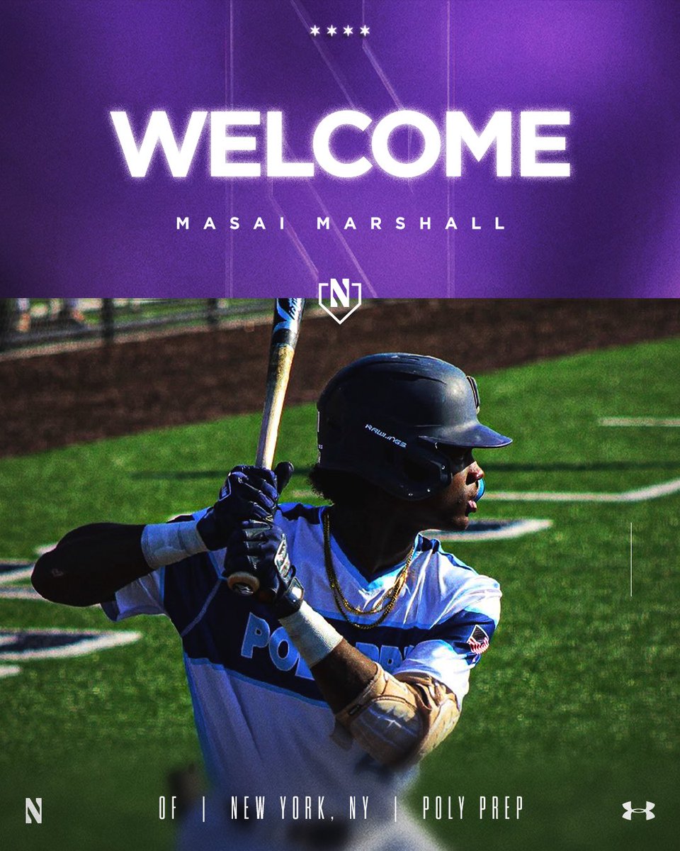 Northwestern Baseball (@nucatsbaseball) on Twitter photo Masai Marshall
OF | New York, NY | Poly Prep Masai Marshall
OF | New York, NY | Poly Prep