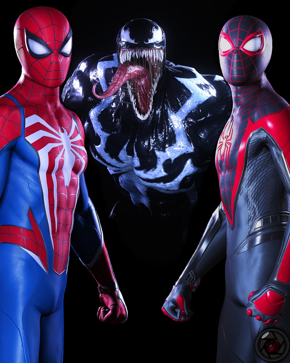 Be Greater🕷️, Together😈
•
Game🎮: Spider-Man 2
•
Developer: <a href="/insomniacgames/">Insomniac Games</a>
•
#SpiderMan2PS5
#BeGreaterTogether 
#InsomGamesSpotlight #InsomGamesCommunity