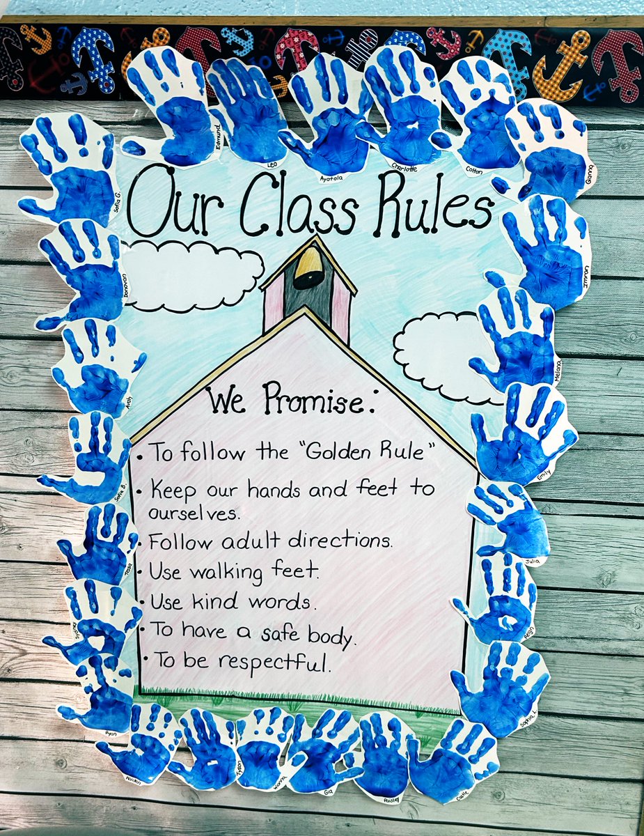 Ms_M_Kteacher's tweet image. New year, new class, new class promise that we will make sure revisit at the start of each day in #Kindergarten. #buildingrelationships #classroompromise #relationshipsmatter 
#classroomcommunity #wktanchors