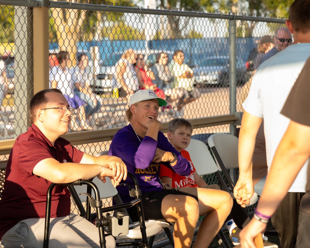 No act of kindness, no matter how small, is ever wasted. Another great night for the boys volunteering at Miracle League.