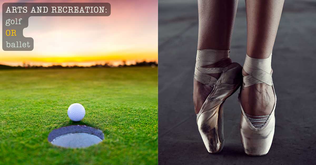 TheLibraryDates's tweet image. Tuesday 17.9.24: ARTS AND RECREATION
Fore or Pirouette? Swing or Spin Your Way to Self-Discovery! thelibrary.dating/fore-or-piroue… 
#iom #isleofman #london #DailyOR